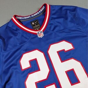 New York Giants Saquon Barkley Nike Jersey #26 NFL Mens Large